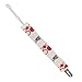 Alabama Crimson Tide White Infant Pacifier Clip - 2015 NCAA Baby Fanatic