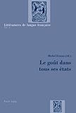 Le goût dans tous Ses états, , 303911753X