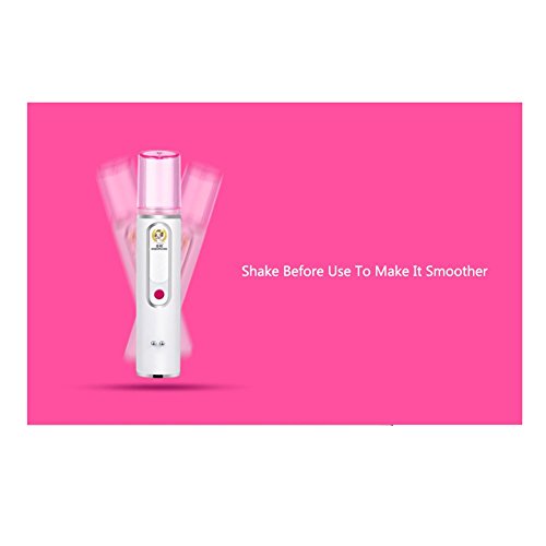 Nano Ionic Facial Steamer, Handheld Hot Mist Moisturizing Cleaning Pores Clearing Blackheads Acne Interior Humidifier Home Sauna Spa System Facial Atomizer Facial Hydration System Nano Sprayer - Thumbnail 7