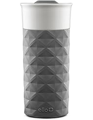 Ello Ogden Ceramic Travel Mug with Friction-Fit Lid |16 oz | Grey