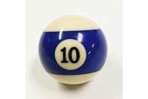Sinsilvie Replacement Pool Ball，Replacement Eight Ball, 2-1/4" Regulation Size Billiard, Regulation Weight，15 Object Balls