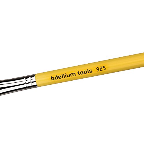 Bdellium Tools Studio Line Duet Fiber Fan Brush, Yellow