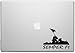 Semper Fi Marine Corps USMC Pride Macbook Car Tablet Art - Black Vinyl Decal for 13" Macbook