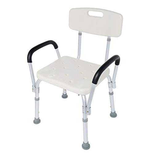 Orcbee_Medical Tool Assembly Spa Bathtub Adjustable Shower Chair for Elderly Handicap (D)