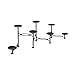 Minuteman International Six Links Wrought Iron Hearth Fireplace Candelabra