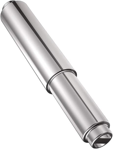 Sliver Paper Toilet Holder Replacement Rod Toilet Paper Holder Roller Stainless Steel Toilet Paper Holder Spring Loaded Paper Holder Roller Toilet Paper Spring Rod Bathroom Hardware Tools