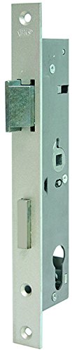 ALPERTEC Mortise Lock 35 mm Tubular Frame Lock Door Lock Strike Plate Galvanised 72 mm PZ Rod, 1 Piece, 50021630