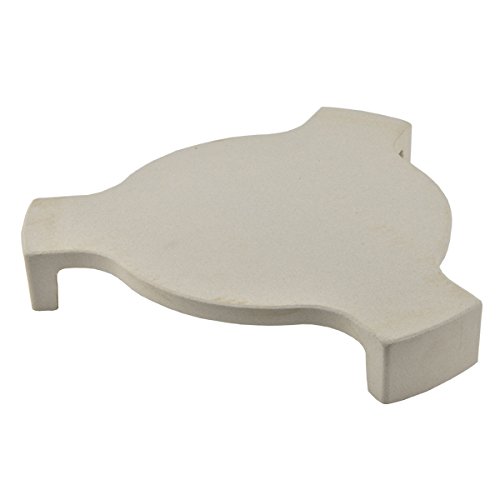 YNNI KAMADO Heat Deflector BBQ Cramic Universal Extra Thick 50cm Diameter, 6 cm Legs TQADB4