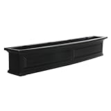 Mayne Inc. 4832 Nantucket Rectangular Window Box Planter Color: Black