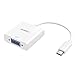 AUKEY USB 3.1 Type C to VGA Adapter, 1080P HDTV (DP Alt mode) for Apple New MacBook 12 Inch and 2015 Google Chromebook Pixel