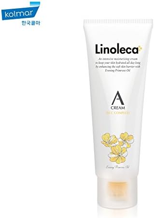 Linoleca A Cream 70ml [2.36 fl.oz.] Highly Contained Evening Primrose Oil 10% of Whole Content Ceramide NP Centella Asiatica Extract Tiger Grass Skin Barrier Moisturizing Clinic-Only Product in Korea