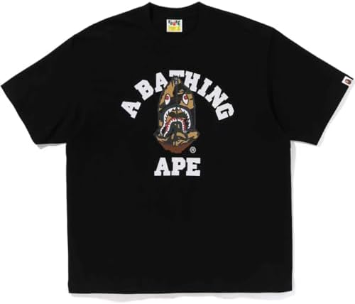 Amazon.com: Bape A Bathing ape Logo for Large Black Men T Shirt