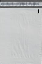 100 12x15.5 WHITE POLY MAILERS ENVELOPES BAGS 12 x 15.5