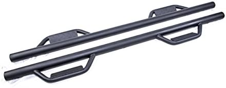 2010 -2018 Dodge Ram 1500 2500 3500 matted black Quad Cab ( small rear doors) Hoop Side Steps (Nerf Bars | Side Steps | Side Bars)