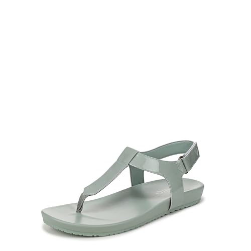 Vionic Palisades Thong Sandals Iceberg Green Patent 9 M at Amazon