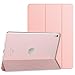 JETech Case for iPad Pro 12.9-Inch (2020/2018 Model, 4th/3rd Generation) with Pencil Holder, Support 2nd Pencil Charging, Slim Tablet Cover with Soft TPU Back, Auto Wake/Sleep (Rose Gold)
