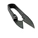 UCEC Thread Scissors, U Sewing Clipper, Golden Eagle Scissors, Beading Thread Cutter for Trimming Threads, Stitch, DIY Supplies and Embroidery Thrum Yarn - 12 Pack, Black