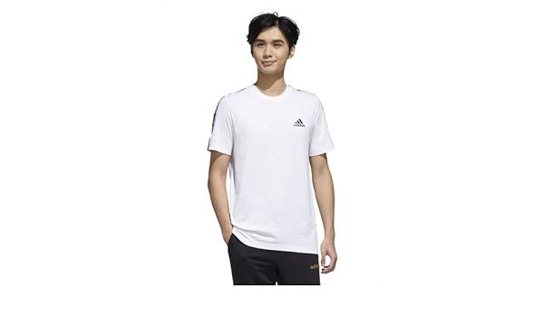 adidas Men's M E Tpe T White/Black T-shirt, L: Buy Online at Best Price in  Egypt - Souq is now Amazon.eg