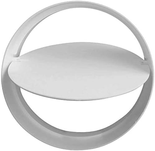 2 x 125mm Prevent Cold Air Backdraught Shutters Flap 5-inch Non-Return Valve Damper Flap to Connect Duct Pipe or Flexible Ducting Hose Backdraft Stopper