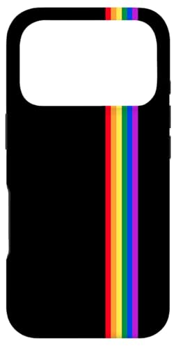 Subtle Gay Pride Flag LGBT Rainbow Stripe Case for iPhone 17 Pro
