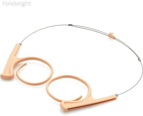Microphones Dual Earhook Mount for d:fine Headset Microphones (Beige) - Polebright update