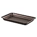 mDesign Storage Organizer Tray for Bathroom Vanity Countertops, Closets and Dressers - Holder for Guest Hand Towels, Watches, Earrings, Makeup Brushes, Reading Glasses, Perfume - Bronze