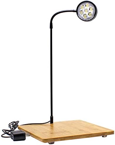Amazon Co Jp 25cm 水槽 7w 水槽照明 Led 竹製ベース アクアリウムライト 小型 角度調節可能 水草 植物育成 熱帯魚 7w Diy 工具 ガーデン