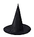 Skull Candy Halloween Witch Costume Accessory Trading Black Witch Hat