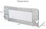 Safetots Extra Tall Bed Rail White 140cm x 60cm Toddler Bed Guard view 10