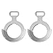 Dot Genie Google WiFi [Old Rectangular Plug – NOT Current Round Plug] Outlet Holder Mount Stand: No Messy Screws! (2-Pack)