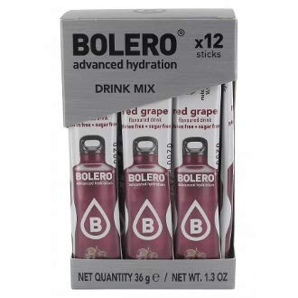 Bolero Advanced Hydration Drink Mix - 3 Packs of 12 Individual Servings (Red Grape) - Thumbnail 7