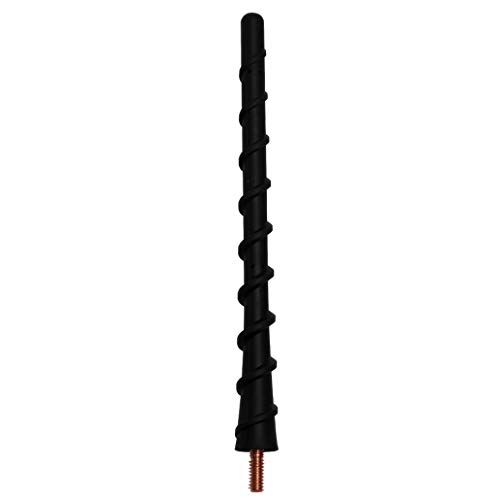 7 Inch Antenna Spiral Pole AM/FM Part Fit for 2009-2018 Dodge RAM 1500 2500 3500 4500 5500 Ford F150 Trucks - Thumbnail 2