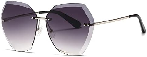 I-SEA Sublime Gold Purple‎ Gradient Rectangular Sunglasses Womens NEW I-Sea Sublime Gold/Purple – LULA BALOU main image 4