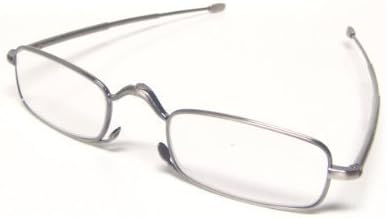 John Varvatos Rectangle Folding Antique Silver in Strength Photochromic +1.0