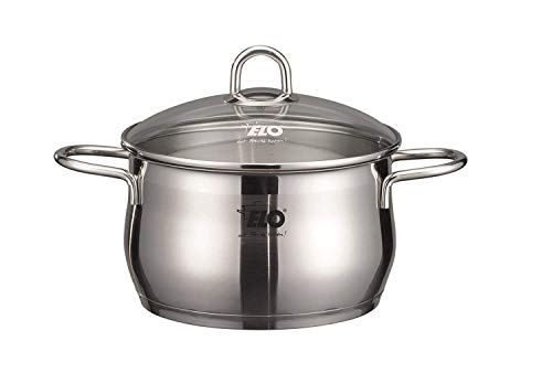 ELO Platin Stainless Steel Kitchen Induction Casserole Pot 1.5 Quart - Thumbnail 3