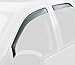 WeatherTech Custom Fit Side Window Deflectors for Subaru Impreza, Impreza WRX, Impreza WRX STi - (82472), Front & Rear Set - Dark Tint