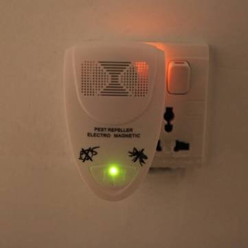 Bheema Ultrasonic Mosquito Insect Pest Electro Repeller - White