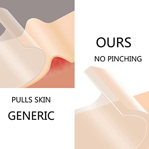 Muzooy Upgrade Chest Wrinkle Pads , Anti Wrinkle Silicone Chest & Neck Patches, Resuable and 100% Medical Grade Décolleté Anti Wrinkle Patches, Overnight Wrinkle Remover Treatment while Sleeping