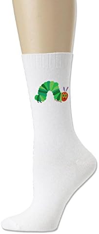 Cotton The Very Hungry Worm Unisex All-Season Crew Work Socks White (3 colors)