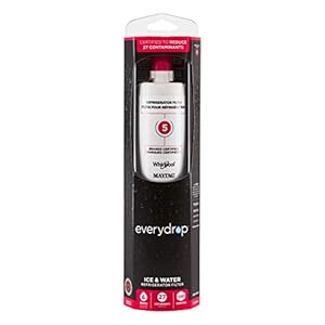 Everydrop by Whirlpool Refrigerator Water Filter 5, EDR5RXD1 (Pack of 1)