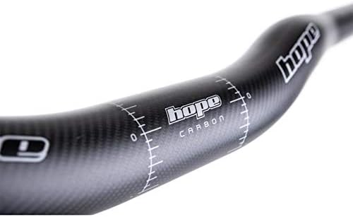 Hope Technology Carbon Handlebar Mountain Bike | 780mm Width | 20mm Rise | 31.8mm Diameter | Black