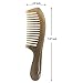 Natural Ox Horn Comb Width Tooth Horn Comb Anit-Static Horn Comb for Hair curler