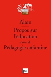 Livres Couvertures de Propos sur l'éducation suivis de Pédagogie enfantine