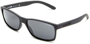 Arnette Men's Slickster Fuzzy Black w/Grey Sunglasses