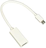 C&E Mini DisplayPort to HDMI Female Adapter Cable for Apple Macbook, Macbook Pro