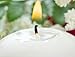 D'light Online Large White Floating Candles 3 Inch Bulk Pack Wax Discs for Events, Weddings, Spa, Home Decor, Special Occasions, Cylinder Vases, Centerpieces, Pool and Holidays - Set of 72 (White)