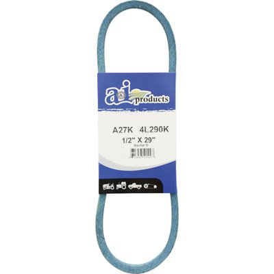 Pix A & I Products Blue Kevlar V-Belt with Kevlar Cord - 29in.L x 1/2in.W, Model# A27K/4L290K