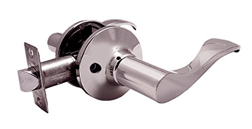 Constructors Lever Door Lock Set Knob Handle Entry Door Satin Nickel (Prelude Passage)