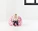 Big Joe , Candy Pink Polka Dot Classic Bean Bag Chair, White