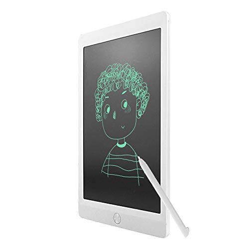 Coxtnbio 10 inch LCD Writing Tablet, Doodle Board Digital Graphics Tablet Kids Drawing Board with Lock & Stylus & Erase Button | Harmless to Eyes | Great for Kids (Pure White) - Thumbnail 7